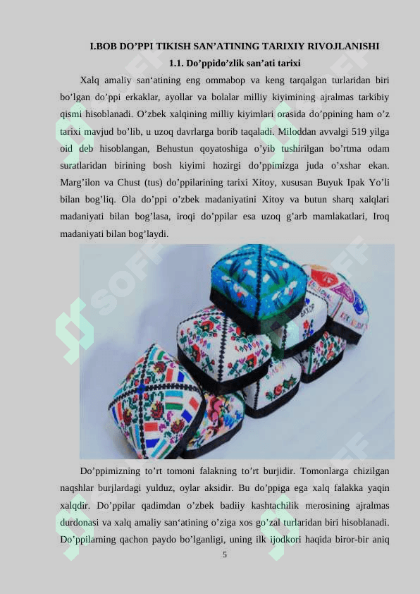Do'ppi tikishda naqsh elementlari usullari 4