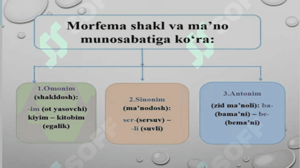 O'zbek tili morfemikasi va so'z yasalishi 8