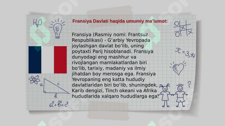 Fransiya davlati va Taʼlim sohasi xaqida ( maktabdan, kollej, Universitet, Magistratura, taʼlim tizimi ) 3