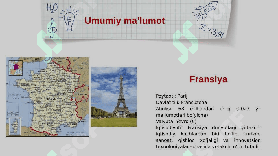 Fransiya davlati va Taʼlim sohasi xaqida ( maktabdan, kollej, Universitet, Magistratura, taʼlim tizimi ) 4