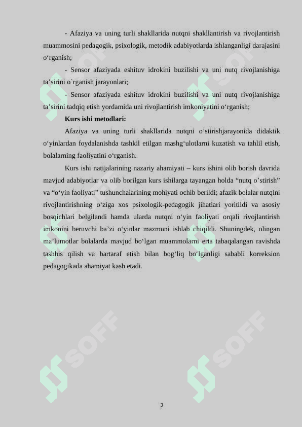 AFAZIYA VA UNING TURLARI 4