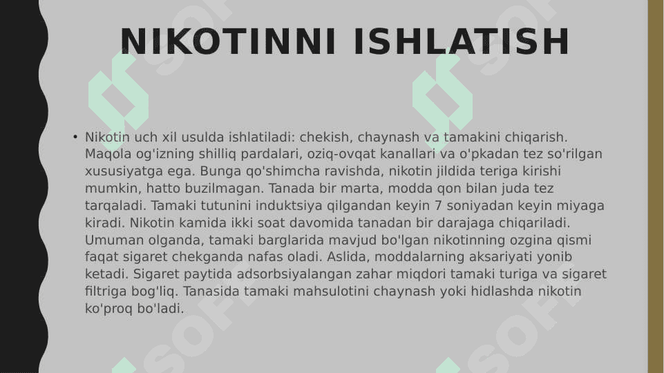 Slayd Nikotinizm 6