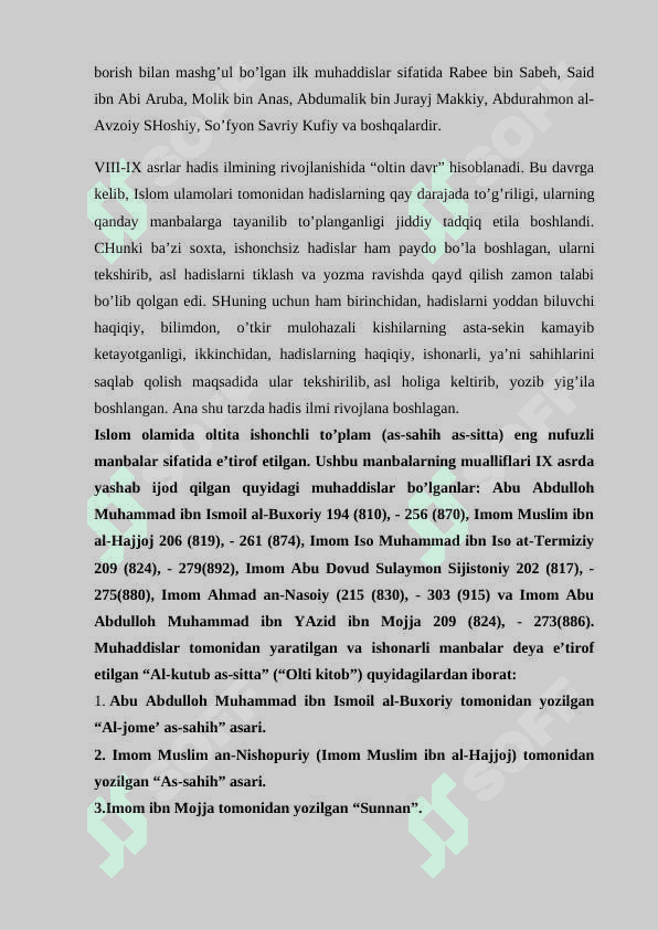 VII asrdan XII asrgacha bo‘lgan davrda maktab, tarbiya va pedagogik fikr taraqqiyoti 8