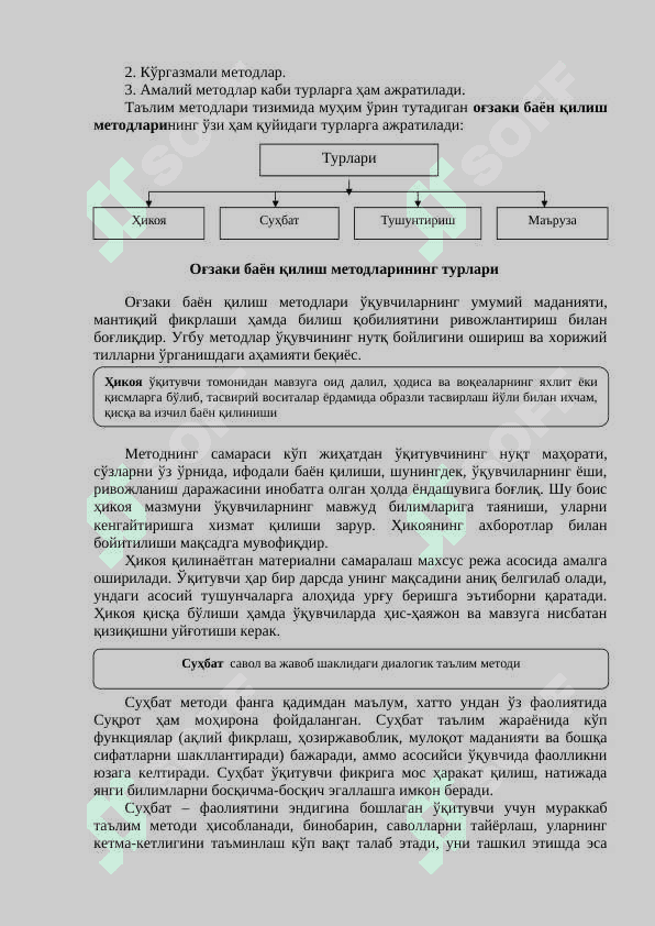 Таълим методлари ва воситалари 3