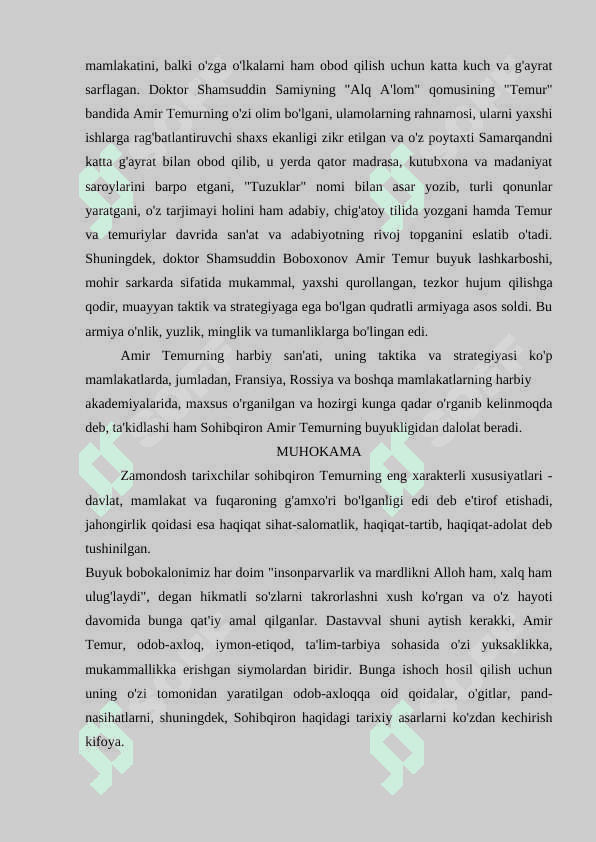 XIV asrning ikkinchi yarmi va xvi asrda movaraunnahrda tarbiya va maktab 8