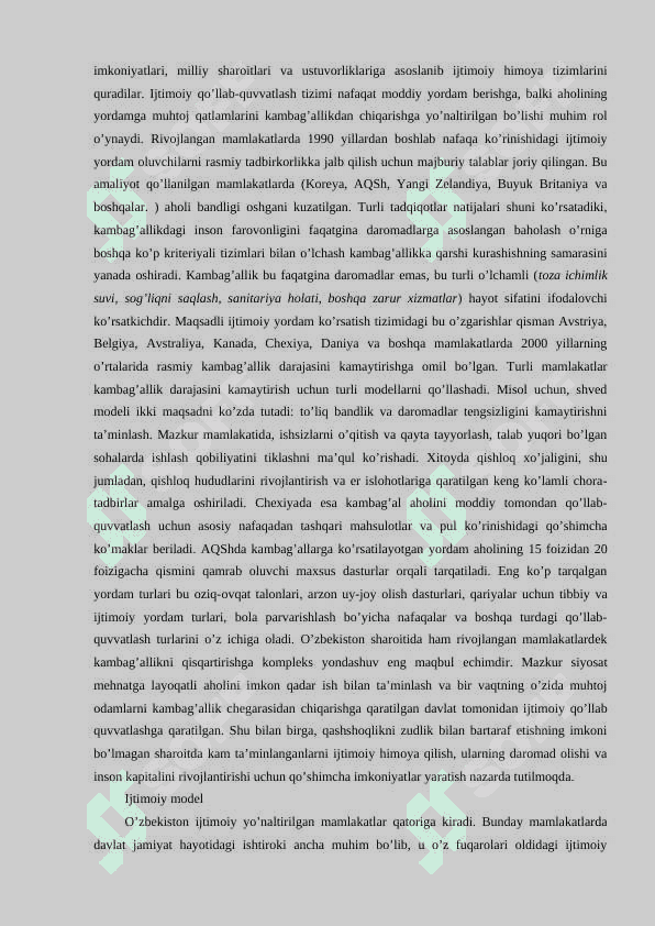 O’zbekiston Respublikasidagi ijtimoiy o’zgarishlar 5