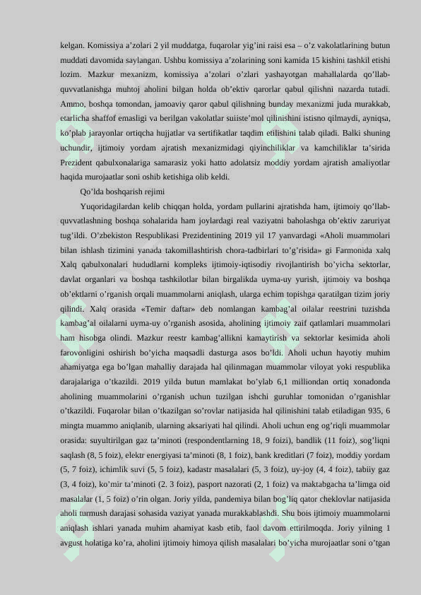 O’zbekiston Respublikasidagi ijtimoiy o’zgarishlar 7