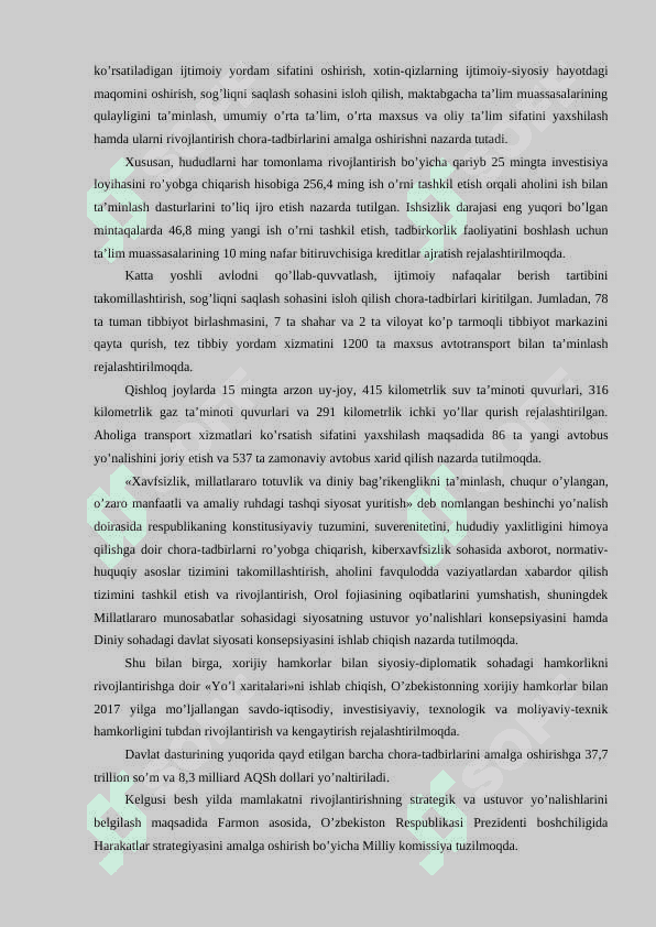 Yangilanayotgan O’zbekiston: milliy tiklanishdan – milliy yuksalish sari 6