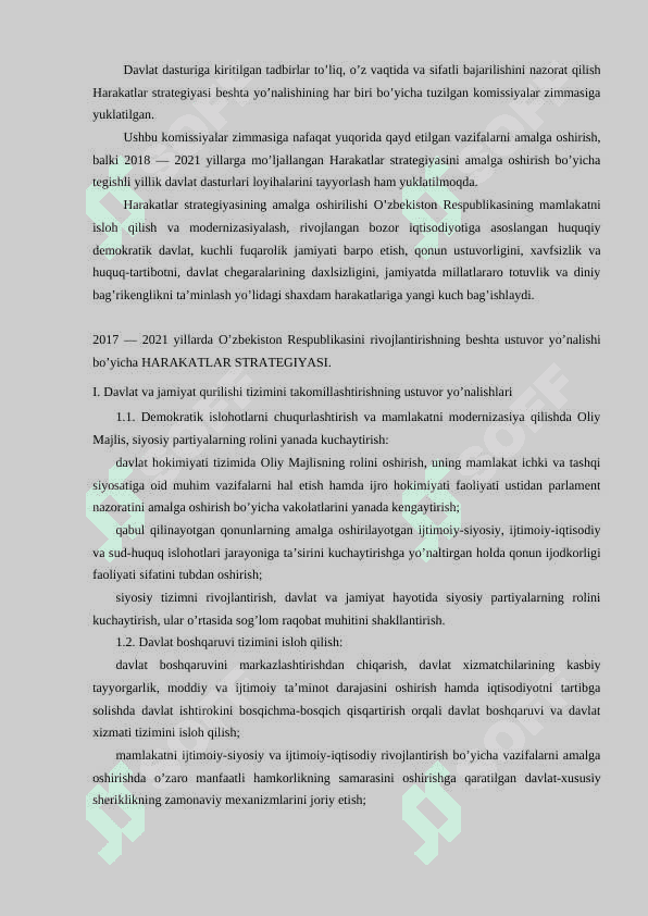 Yangilanayotgan O’zbekiston: milliy tiklanishdan – milliy yuksalish sari 7