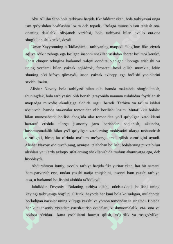 MILLIY TARBIYANING MAZMUNI VA MOHIYATI 8