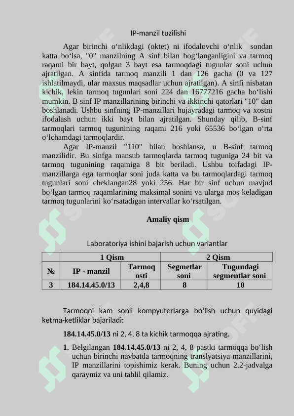 CISCO PACKET TRACER SIMULYATOR INTERFESYSI VA FUNKSIONAL BILAN ISHLATISH. TARMOQDA MANZILLIK PRINSIPLARI. 4