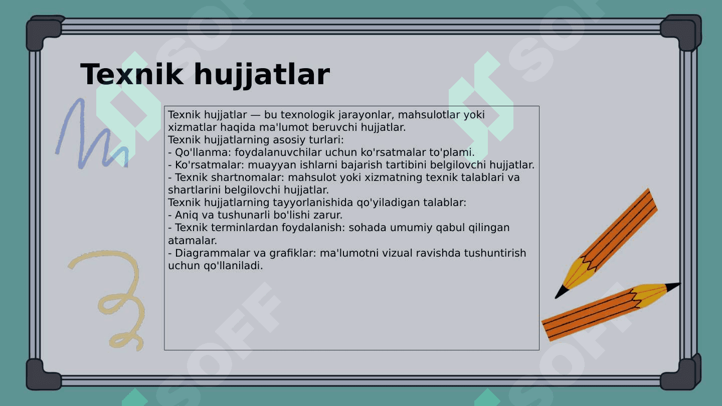 Maʼlumot -axborot hujjatlari turlari va tayyorlanishida qoʻyiladigan talablar 5