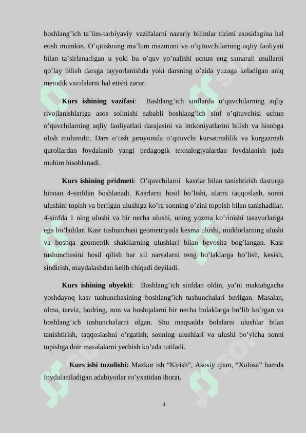 Boshlang'ich sinflarda matematika o'qitishda kasr tushunchasi elementlarini o'rgatish metodikasi 3