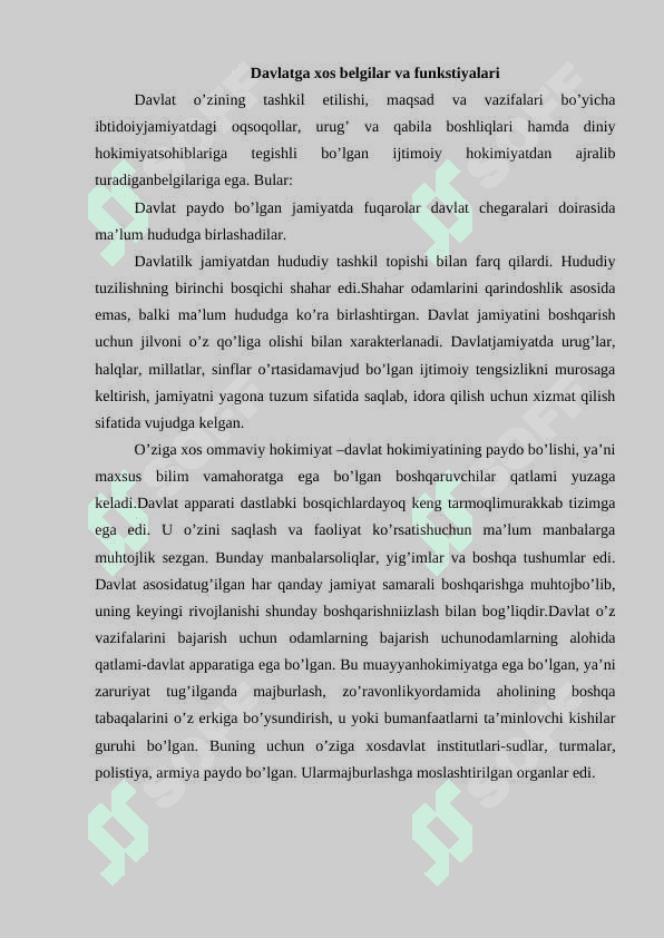 Bozor iqtisodiyotida iqtisodiy muassalar va davlat iqtisodiyotida iqtisodiy muassasalar va davlatning ro’li 8