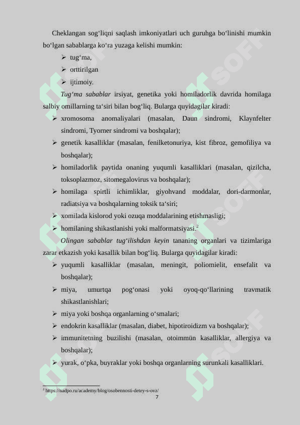 Imkoniyati cheklangan bolalarning ota-onalari bilan ishlash 7