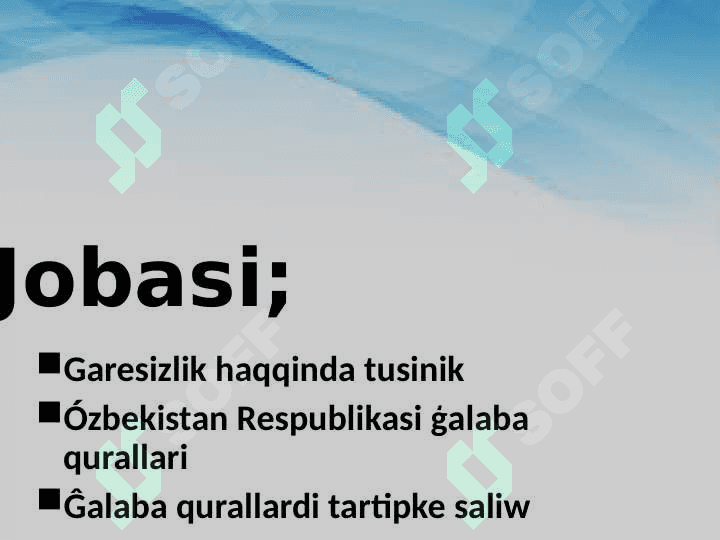Ózbekstan Respublikasında ǵalaba xabar qurallarınıń iskerligi 3