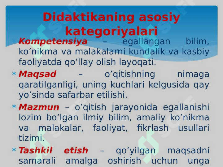 Boshlang’ich ta’lim pedagogikasida ta’lim qonuniyatlari, qoidalari va prinsiplari 8