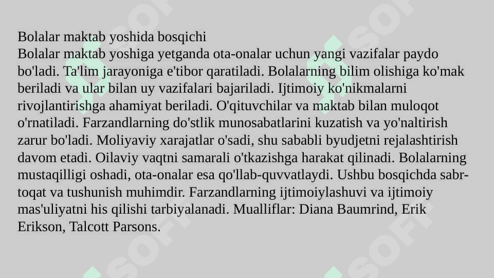 Turli mualliflar nuqtai-nazaridan oila bosqichlari tahlili.   Аnʼanaviy va elitar oilaning xususiyatlari. 6