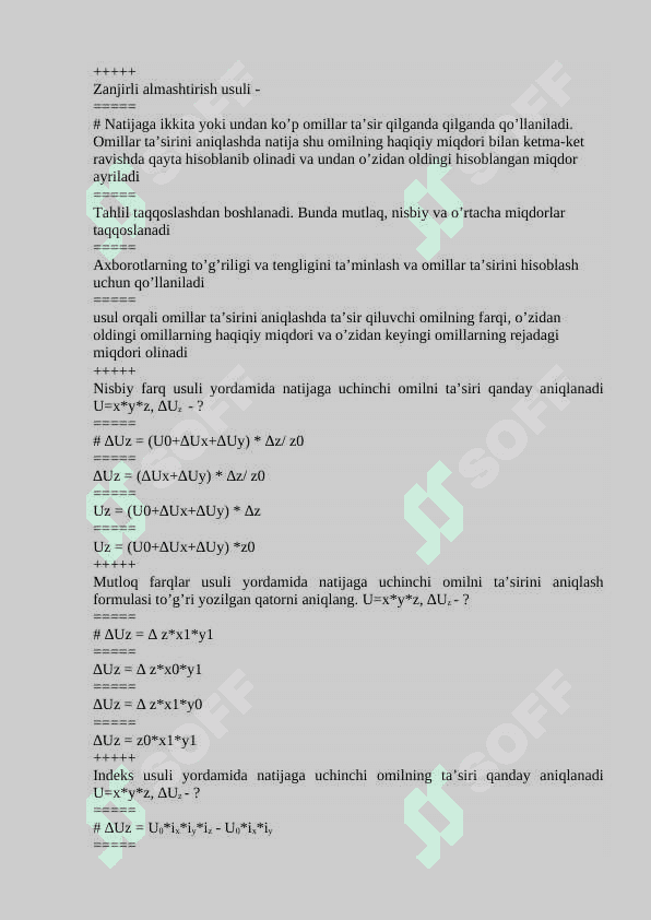 IQTISODIY TAHLIL” FANIDAN TEST SAVOLLARI JAVOBLARI BILAN 5
