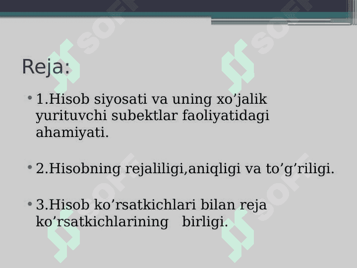 Xoʻjalik yurituvchi subʼektlarda hisob siyosati 2