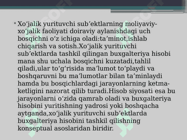 Xoʻjalik yurituvchi subʼektlarda hisob siyosati 4