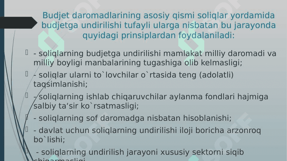 DAVLAT BUDJETI DAROMADLARI TIZIMI 6