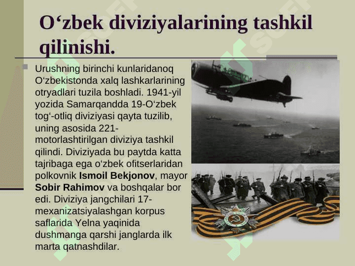 O‘zbekistonliklarning frontdagi jasorati va qahramonliklari 3