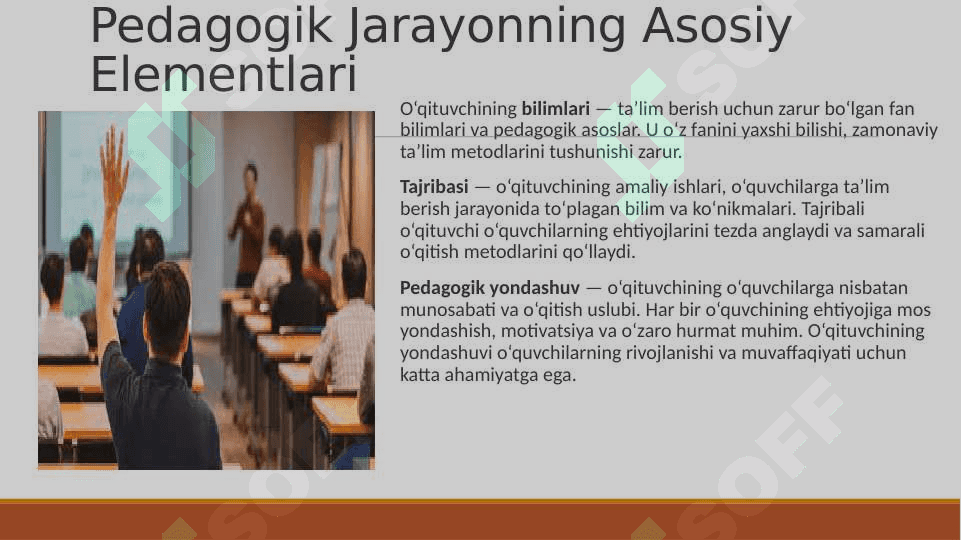 Pedagogik Jarayon va O’qituvchining Ahamiyati 3