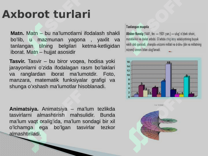 Axborot nima va uning manbalari. 3