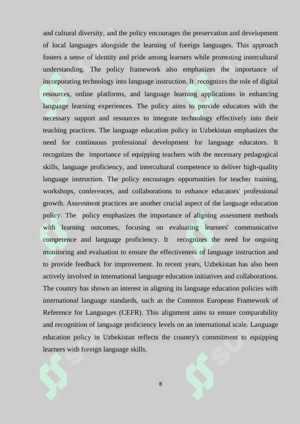 Teaching foreign languages in Uzbekistan 8