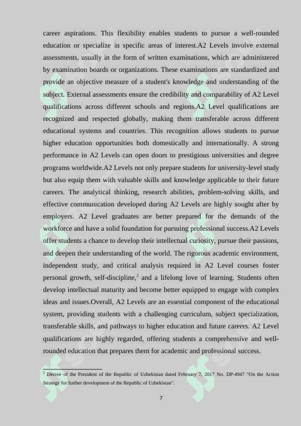 METHODS TO SELECT APPROPRIATE WHILE-ACRIVITIES  FOR A2 LEVELS 6