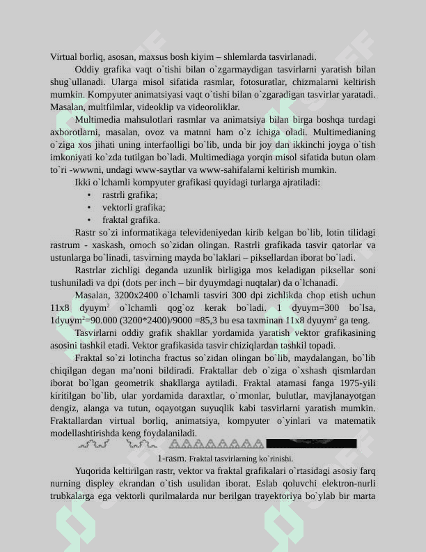 Corel Draw dasturining uskunalar paneli va uning vazifalari 7