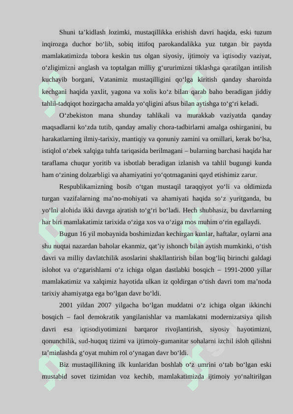 O'zbekistonning iqtisodiy taraqqiyot bosqichlari 3