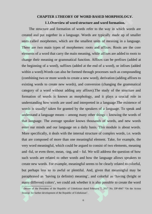 The structure and formation of words 5