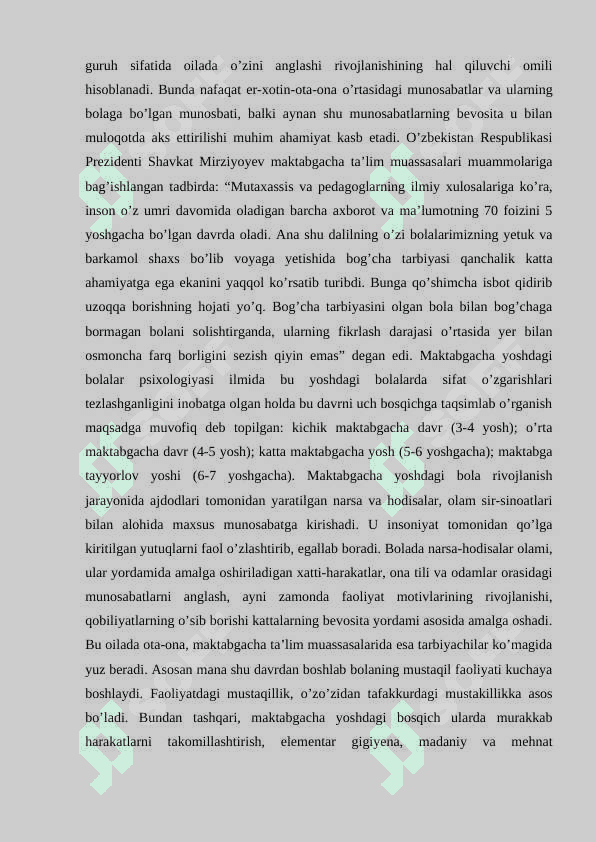 BOG‘CHA YOSHIDAGI BOLA TARAQQIYOTIGA UMUMIY TAVSIF 5