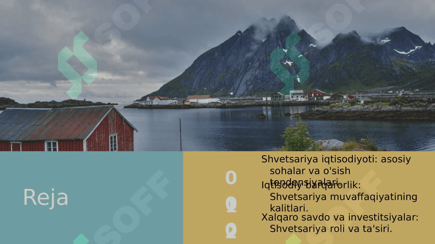 Shvetsariya Iqtisodiyoti 2