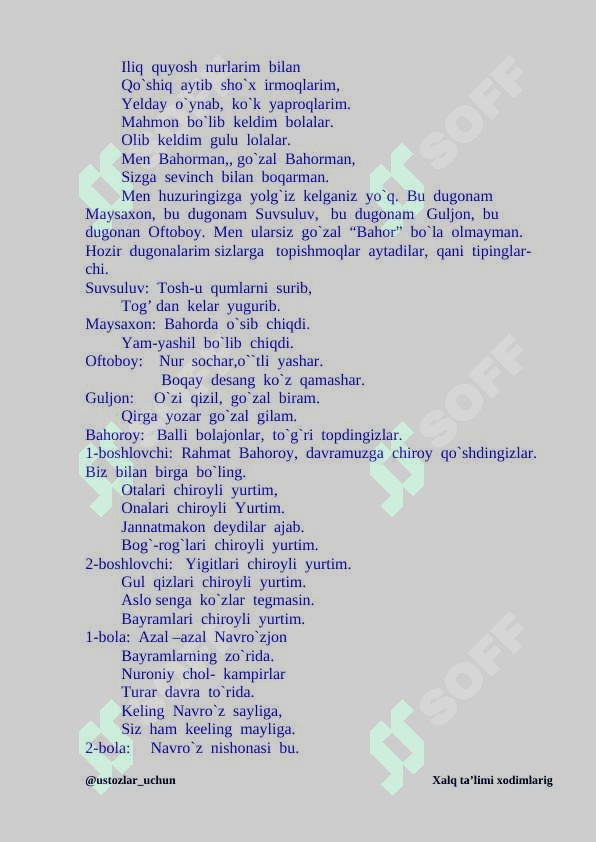 Navro'z tadbir ssenariysi 5
