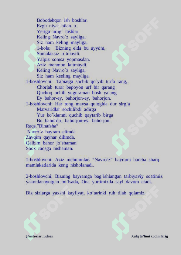 Navro'z tadbir ssenariysi 6