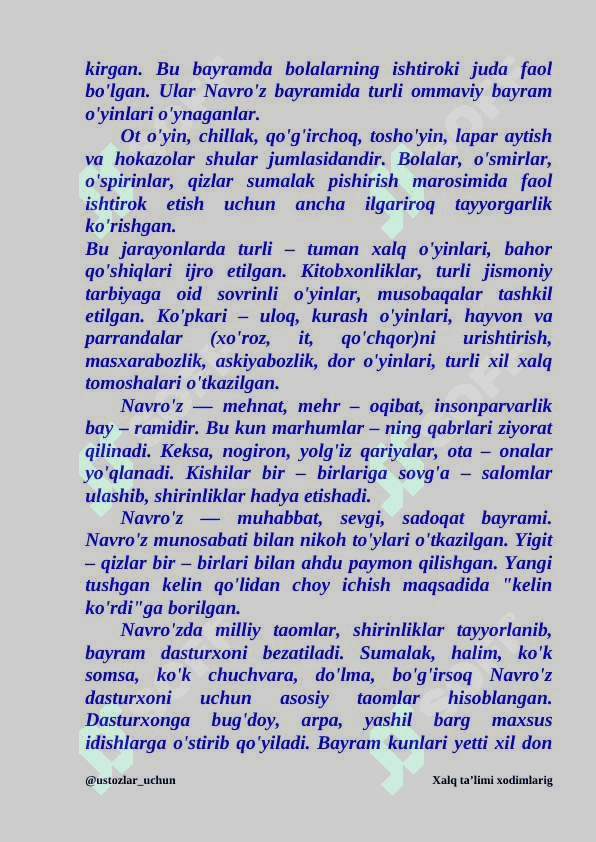 Navro'z tadbir ssenariysi 8