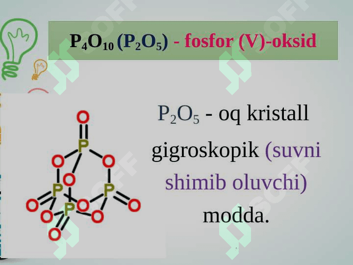 Fosforning kislorodli birikmalari 7