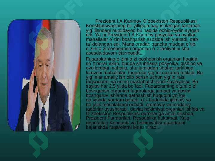 O`zbekiston  Respublikasining   mahalliy  hokimiyat organlari 3