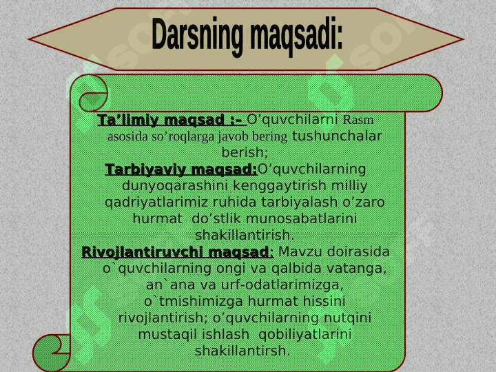 Rasm asosida so’roqlarga javob bering 3