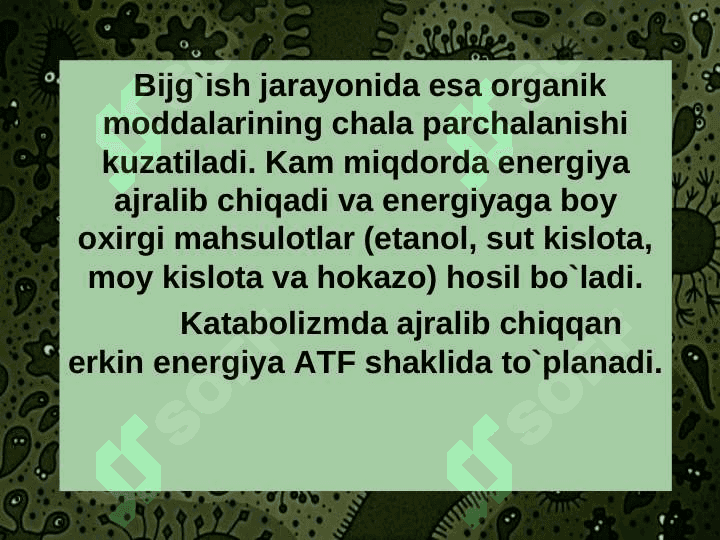 MIKROORGANIZMLAR MЕTABOLIZMI 7