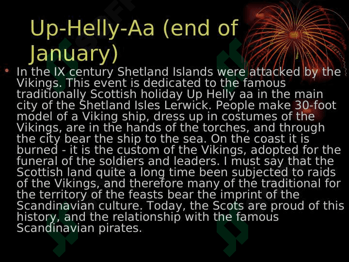Holidays and traditions of great Britain 8