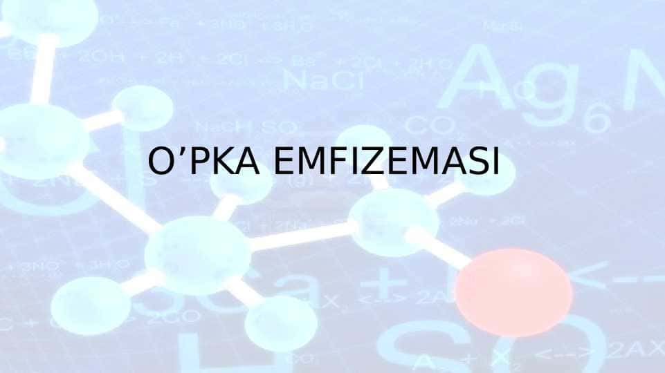 O‘pka emfizemasi 1