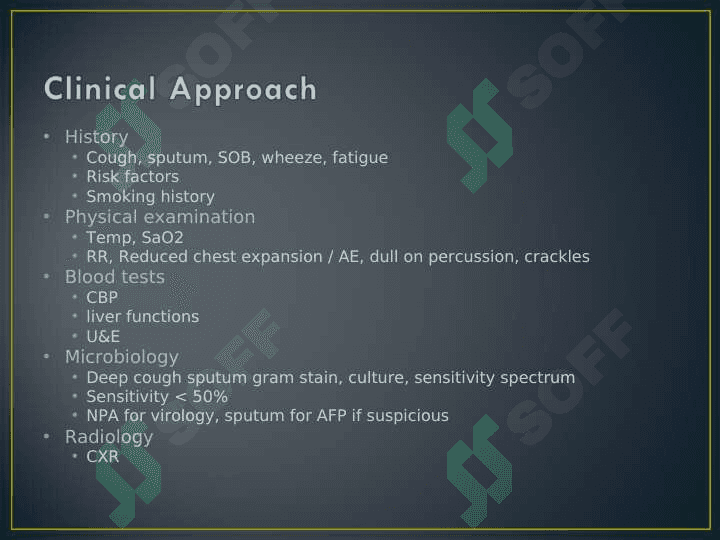 MANAGEMENT OF ASPIRATION PNEUMONIA 5