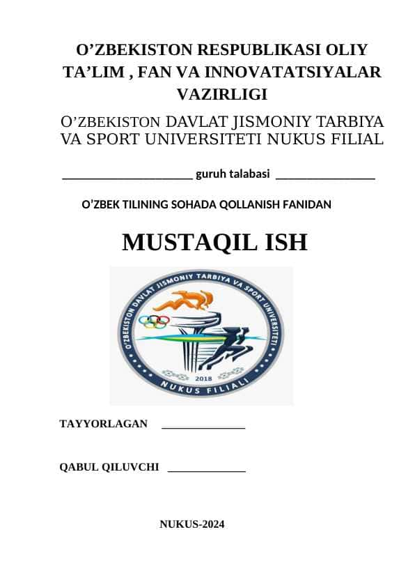 Sohada qo’llanadigan bosh harflar imlosi 1