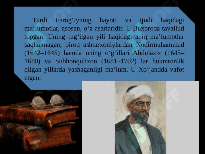 TURDI FAROG‘IY 2
