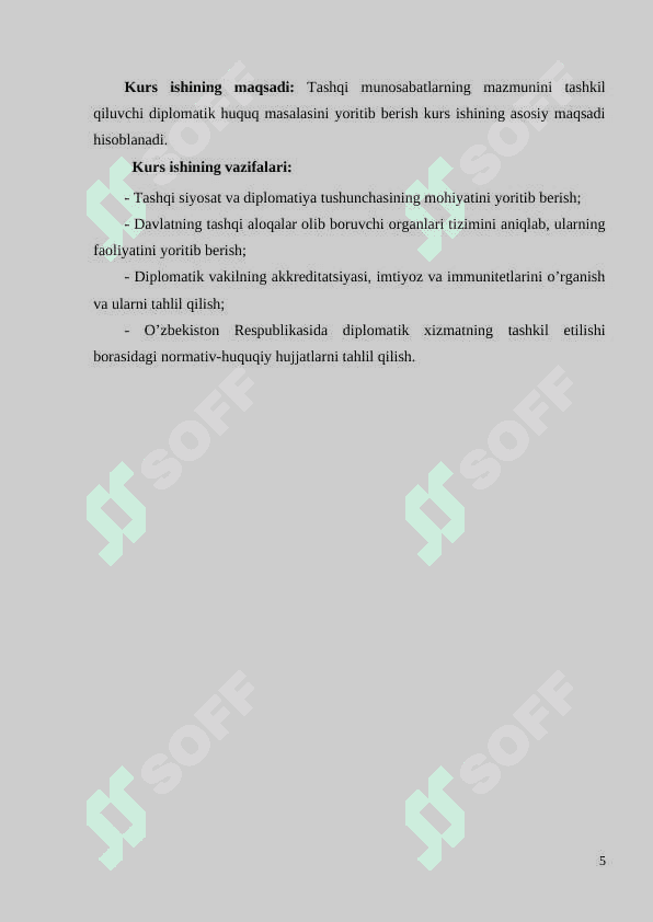 Diplomatik huquq asoslari K 5
