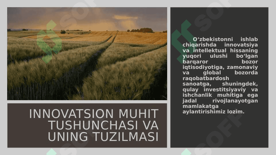 OʻZBEKISTONNING MILIY INNOVATSION TIZIMI. ILMIY KASHFIYOTLAR, IXTIROLAR VA ULARNI LITSENZIYALASH 3